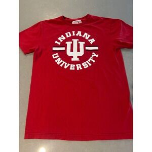 Indiana University Hoosiers Red Short Sleeve T Shirt Men's Medium